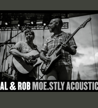 Tickets on sale NOW for Al & Rob of moe. at Pop's Farm!