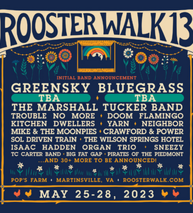 Greensky Bluegrass to headline Rooster Walk 13 festival at Pop’s Farm in Martinsville, Va.
