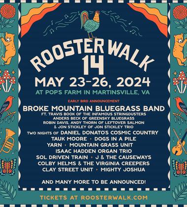 Tickets NOW ON SALE for Rooster Walk 14