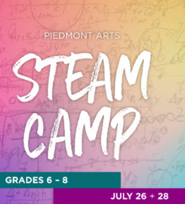 Art and STEAM Camps Now Enrolling at Piedmont Arts 