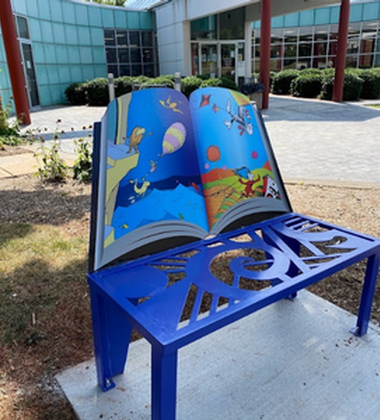 Artists create eye-catching benches for Martinsville-Henry County bus stops, other locations