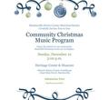 Christmas Music Program Presented by the Martinsville-Henry County Historical Society 