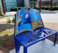  Artists create eye-catching benches for Martinsville-Henry County bus stops, other locations