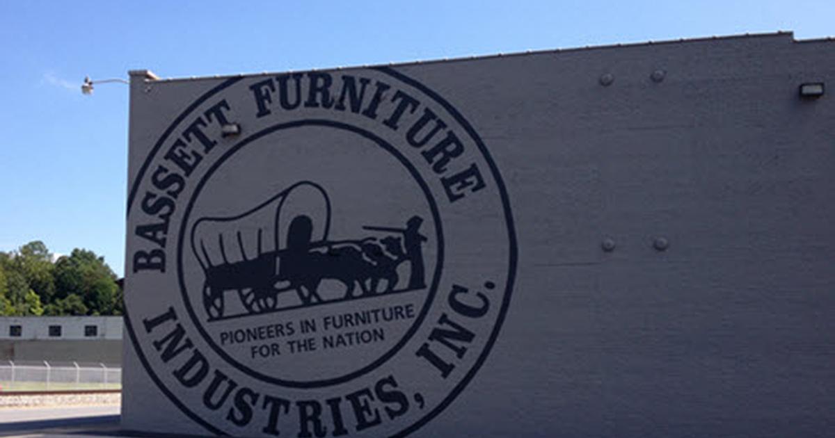 The iconic Bassett Furniture logo