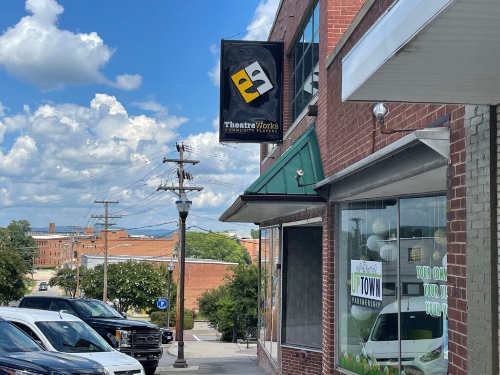 Exterior sign of the BlackBox Theare